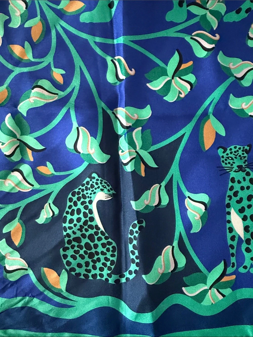 Jessie Zhao Double-sided Silk Scarf